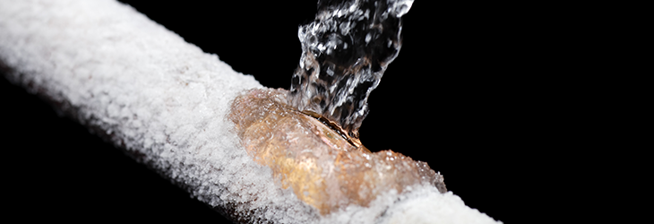 Burst Water Pipe