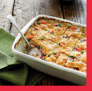 Ham-and-Vegetable Cobbler