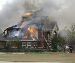 smoke damages a home