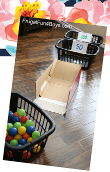 Laundry Basket Skee Ball