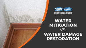 Water Mitigation VS. Water Damage Restoration