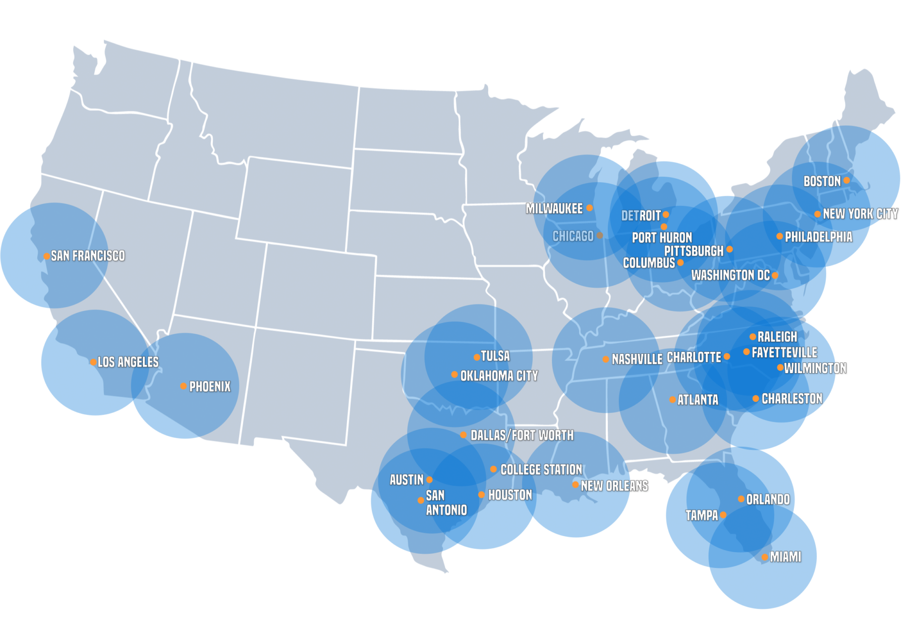 BMS CAT LOCATIONS MAP November 2022 BMS CAT LOCATIONS MAP November 2022